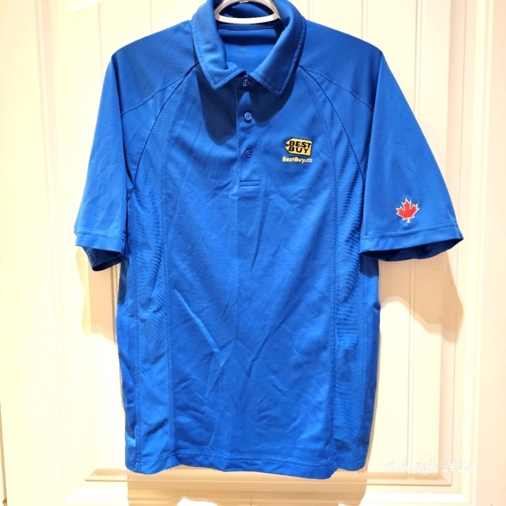 💥4 for $25💥 Best Buy Blue Shirt polo shirt